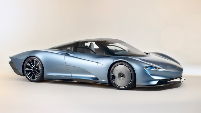 Illustration for article titled The 2019 McLaren Speedtail Has Flexible Carbon Fiber That Bends and It Goes 250 MPH